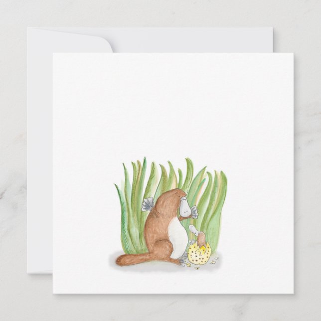 Carte plate Platypus (Devant)