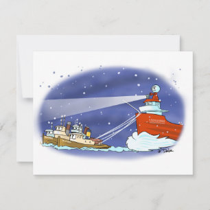 Carte plate pour cargo Kris Kringle