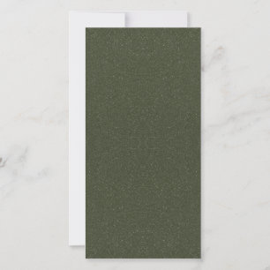 Carte plate verte mousse texturée – Personnalisabl