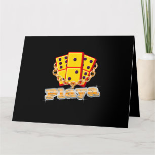 Carte Playa Shirt Drôle Domino Joueur Dominos