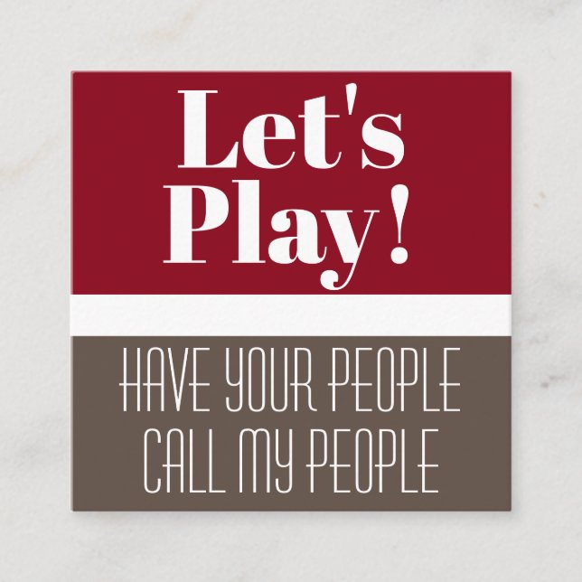 Carte Playdate enfant Moderne & Amusant (Devant)