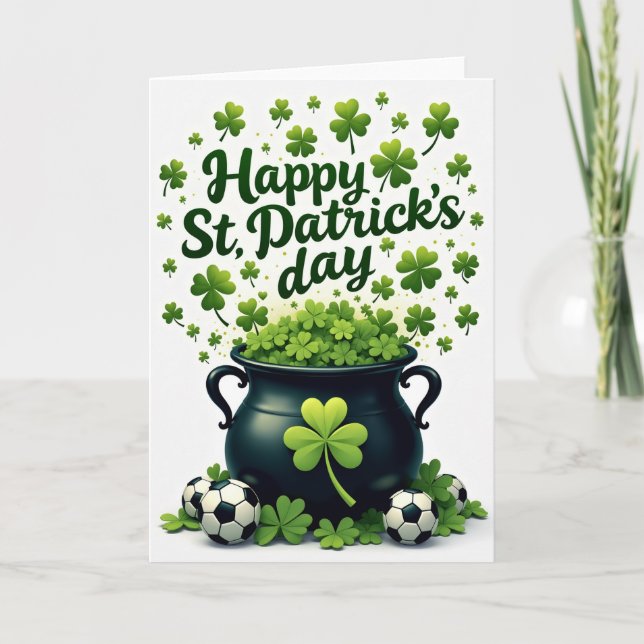 Carte Playful Patrick Day Card (Devant)