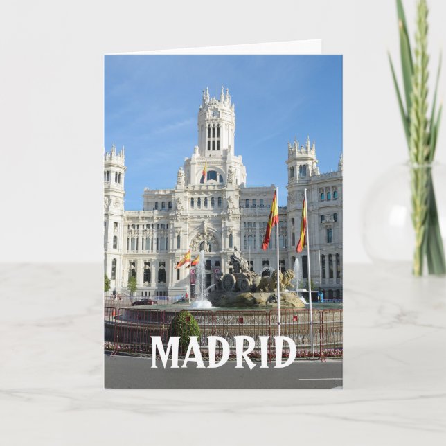 Carte Plaza de Cibeles, Madrid (Devant)