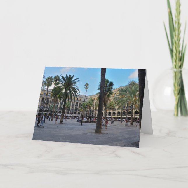 Carte Plaza Real (Devant)