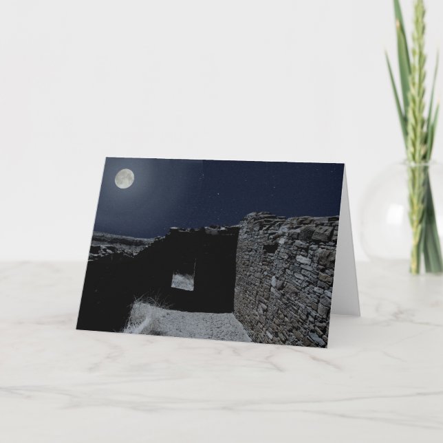 Carte Pleine lune au-dessus de Chaco (Devant)