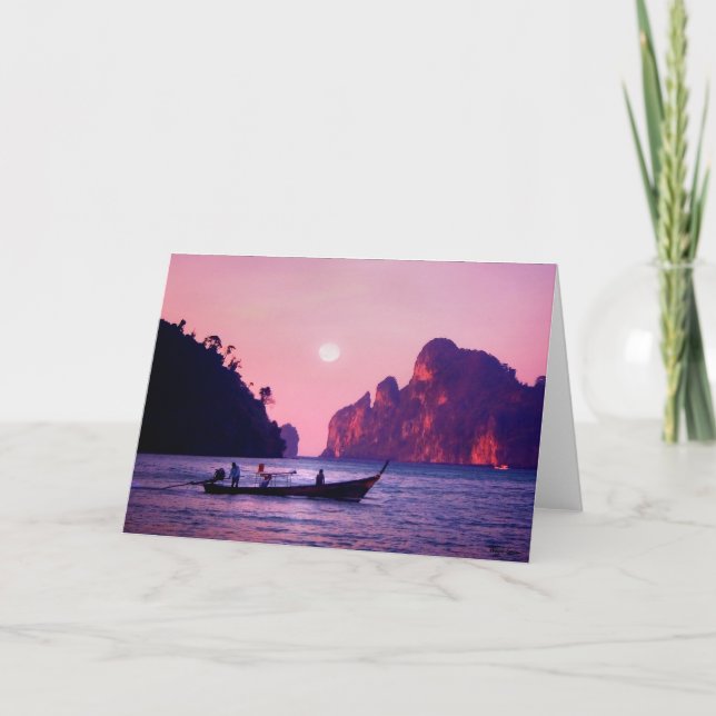 Carte Pleine lune - mer de la Thaïlande (Devant)