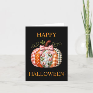 Carte Pliante de Fête de Citrouille d'Halloween