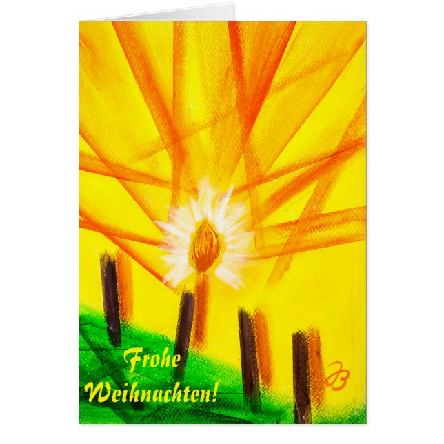 Carte pliante Frohe Weihnachten (Devant)