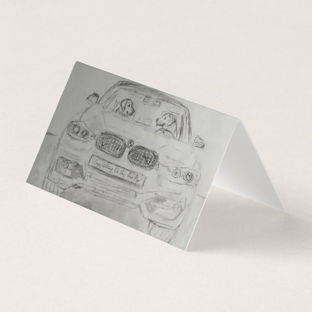 Carte pliée (Front)