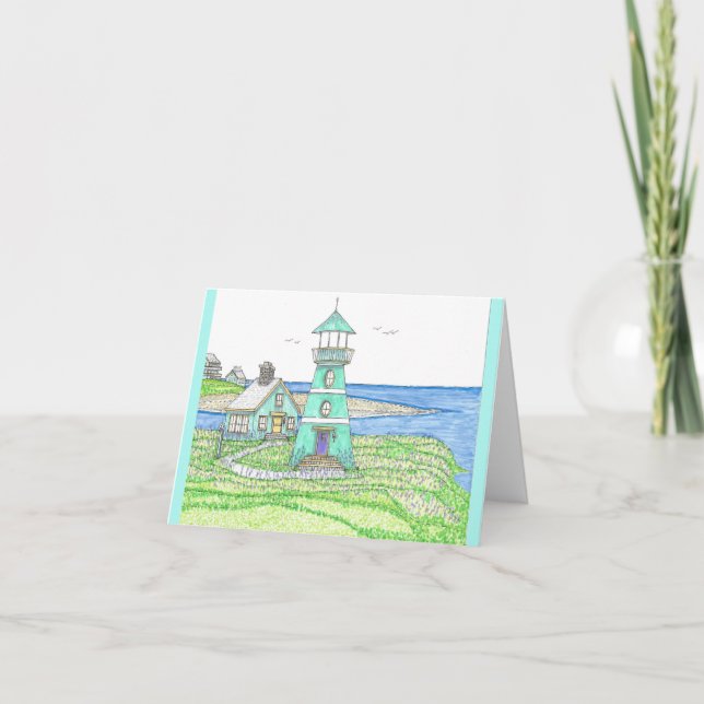 Carte pliée 5 du phare (Devant)