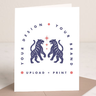 Carte pliée 5x7 personnalisée Cartes avec téléch