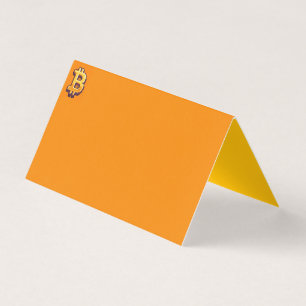 Carte pliée Bitcoin
