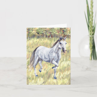 Carte pliée Cheval Blanc