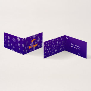 Carte pliée d'araignée d'Halloween