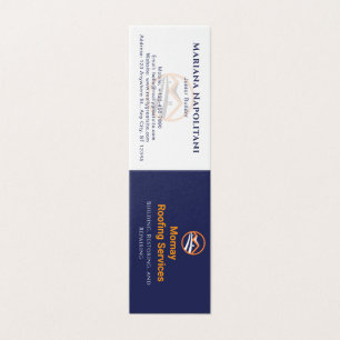 Carte pliée de la société de toiture Blue Gold Whi