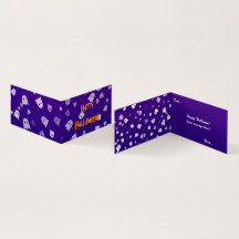 Carte Pliée Ghosts Halloween