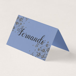 Carte pliée horizontale personnalisée