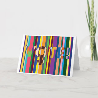 Carte pliée - "Les femmes décideront" (VOTE !)