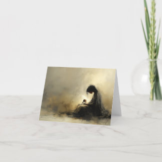 Carte pliée Madonna et Enfant - Vierge