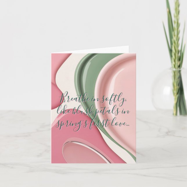 Carte pliée multi-usage au graphisme élégant (Devant)