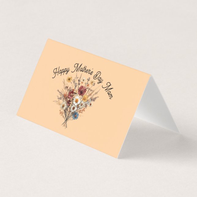 Carte pliée pour la fête des mères (Front)