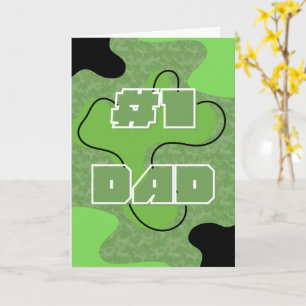 Carte pliée pour la fête des pères #1 Papa