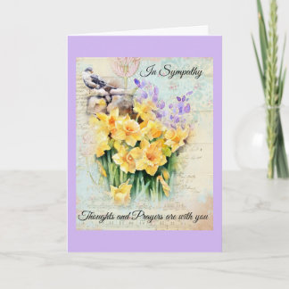 Carte pliée Sympathy