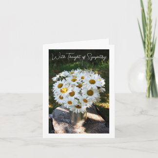 Carte pliée Sympathy