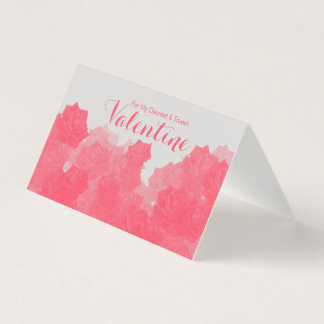 Carte pliée Valentine Matte la plus vraie