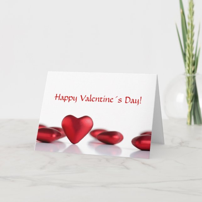 Carte pliée Valentine´s Day (Devant)