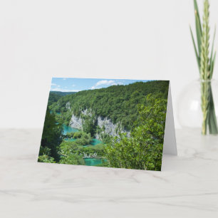 Carte Plitvice Lacs Croatie Photographie du paysage