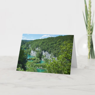Carte Plitvice Lacs Croatie Photographie du paysage