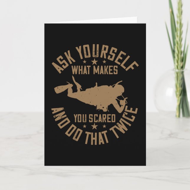 Carte Plongée - Ce Qui Vous Fait Peur Et Répéter (Devant)