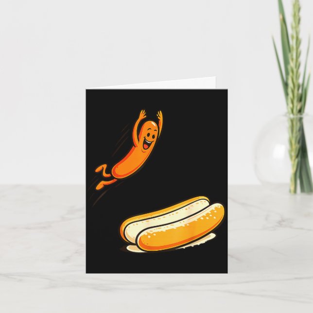 Carte Plongeon haut du hotdog  (Devant)