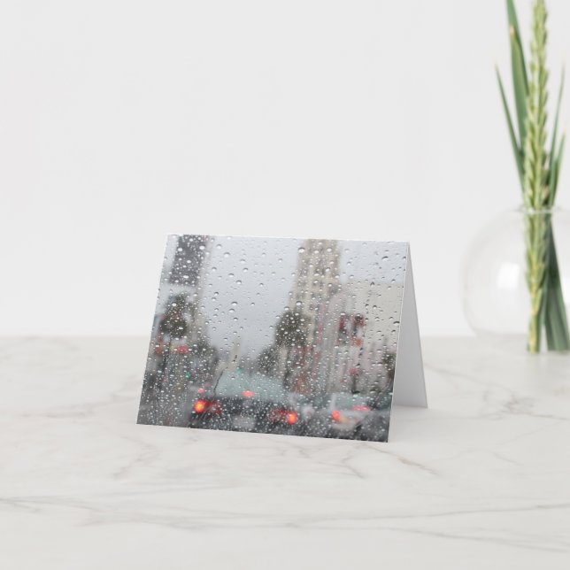 Carte pluie à LA (Devant)