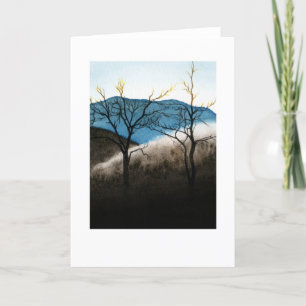 Carte Pluie gelée de crête bleue