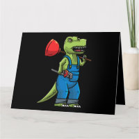 Plumeur de dinosaure de plomberie