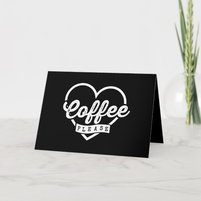 CARTE PLUS DE CAFÉ S'IL VOUS PLAÎT (Devant)