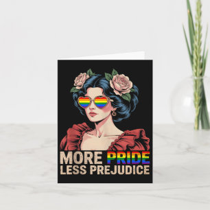Carte Plus Fierté Moins Préjugé Mois De Fierté Lgbtq Vin