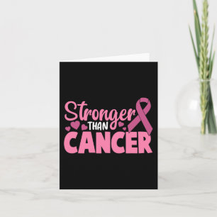 Carte Plus forte que le cancer Sensibilisation au cancer