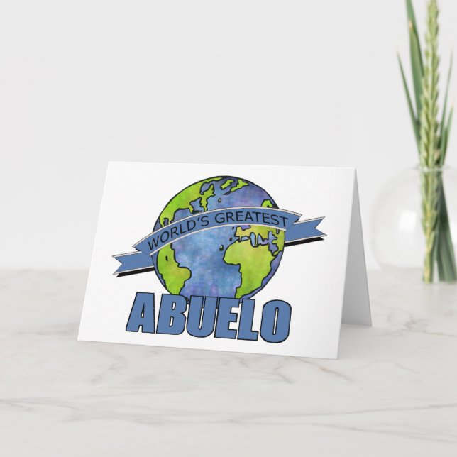 Carte Plus grand Abuelo du monde (Devant)