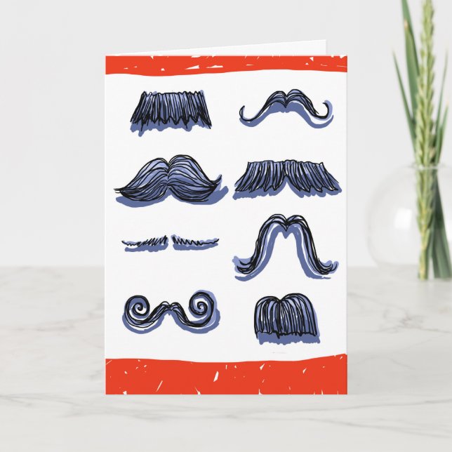 Carte Plus impressionnant qu'un mur des moustaches ! (Devant)