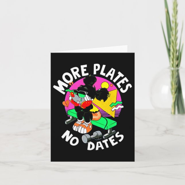 Carte Plus Plates Pas De Dates Gym Bodybuilding Poids-li (Devant)