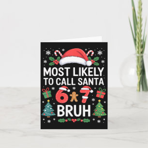 Carte Plus susceptible d'appeler le Père Noël 67 Six Sep