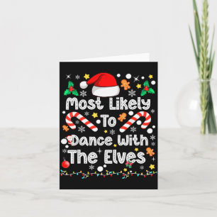 Carte Plus susceptible de danser avec les elfes Famille