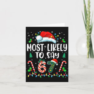 Carte Plus susceptible de dire 67 Meme Six Seven Santa N