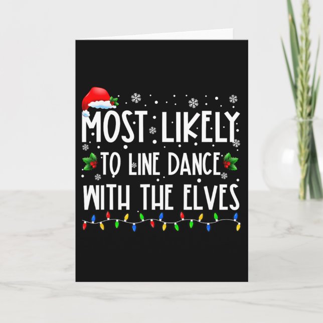 Carte Plus susceptible de faire du line dance avec les e (Devant)