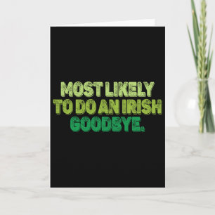 Carte Plus susceptible de faire un au revoir irlandais 2