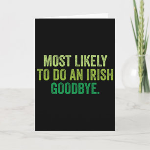Carte Plus susceptible de faire un au revoir irlandais 3