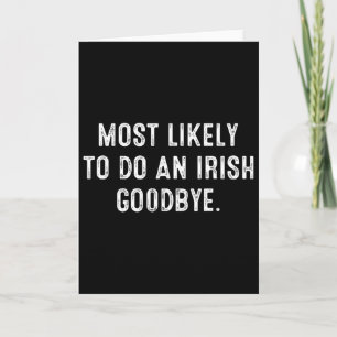 Carte Plus susceptible de faire un au revoir irlandais 5